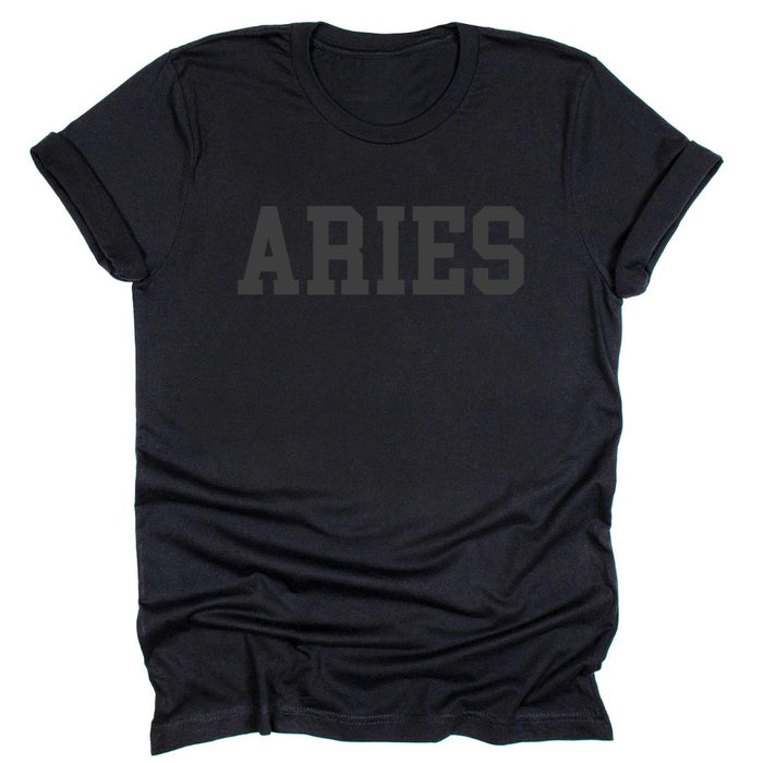 Fire Signs (Aries, Leo, Sagittarius) Black Tees - Tahylor Made