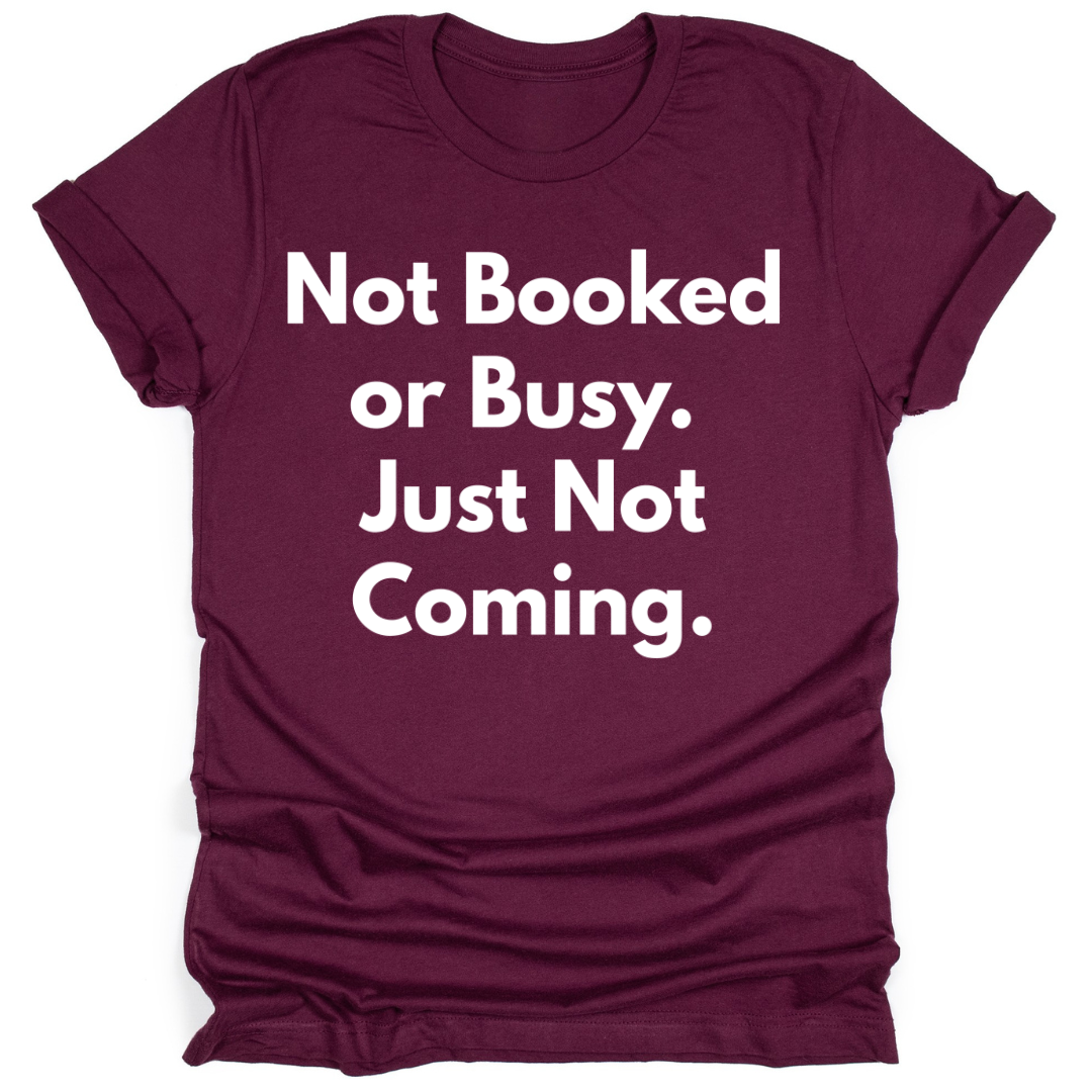 Not Booked Or Busy.