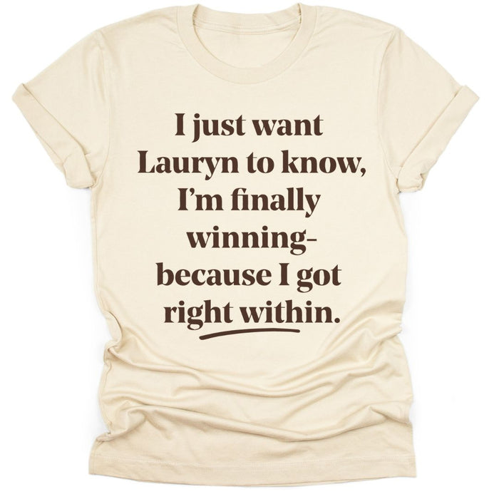 I Just Want Lauryn To Know