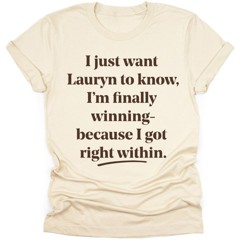 I Just Want Lauryn To Know