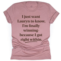 I Just Want Lauryn To Know