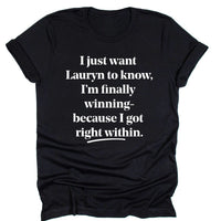 I Just Want Lauryn To Know