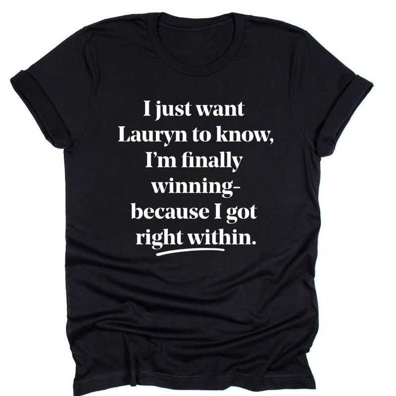 I Just Want Lauryn To Know