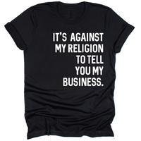 It's Against My Religion