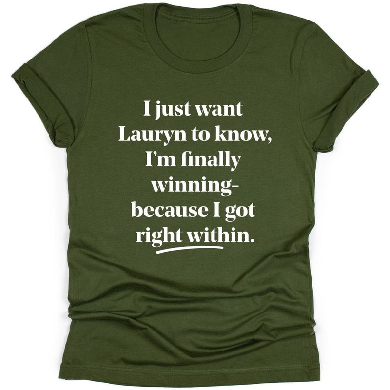 I Just Want Lauryn To Know