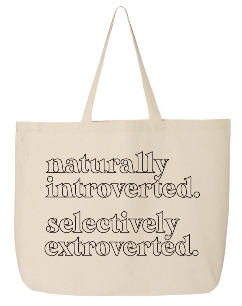 Naturally Introverted | Tote Bag