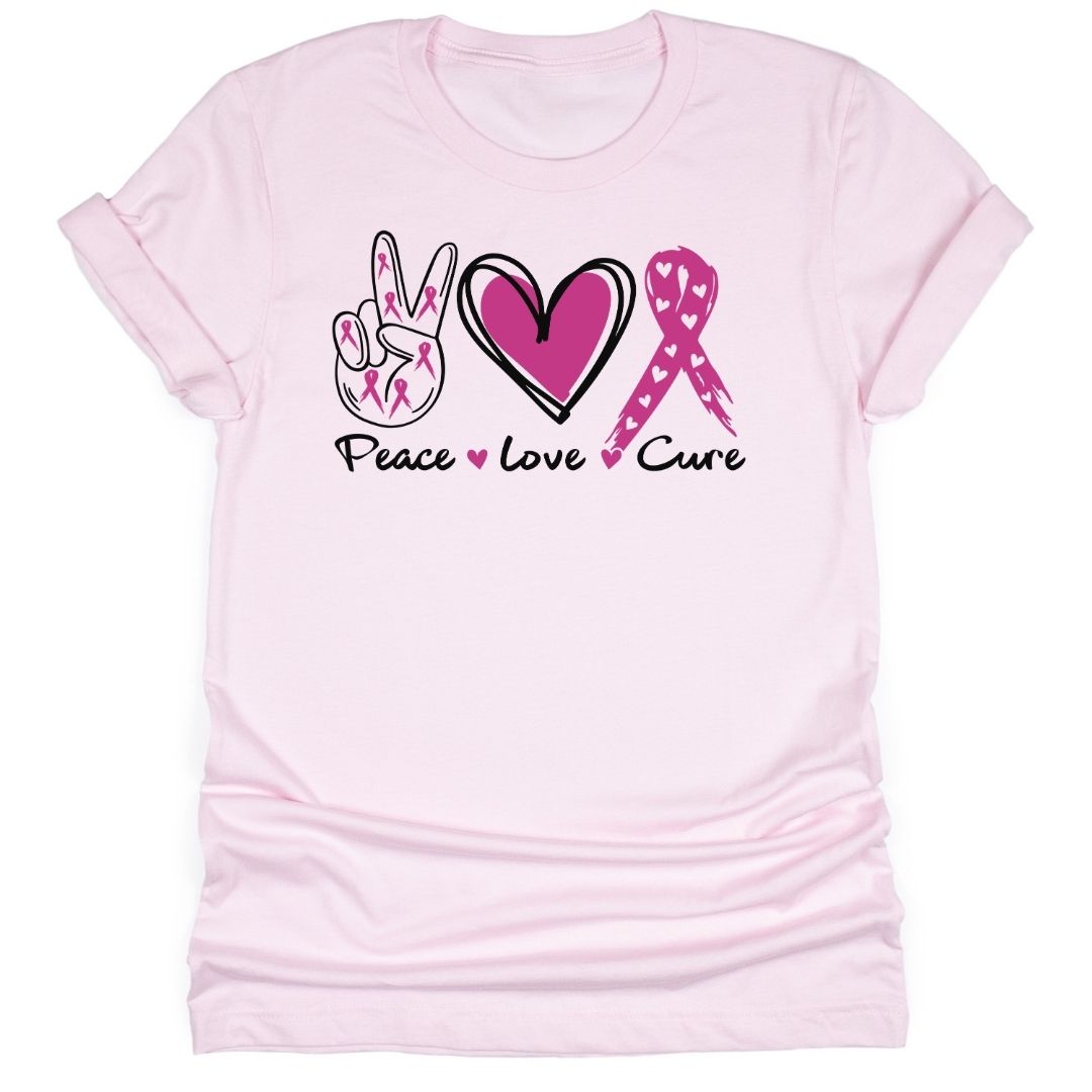 Peace, Love, Cure | Breast Cancer Awareness
