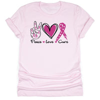 Peace, Love, Cure | Breast Cancer Awareness