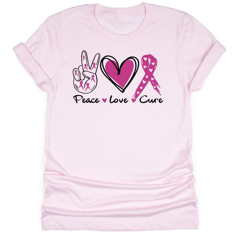 Peace, Love, Cure | Breast Cancer Awareness