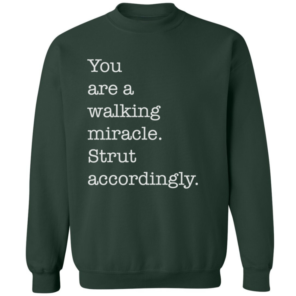 You Are A Walking Miracle | Sweatshirt