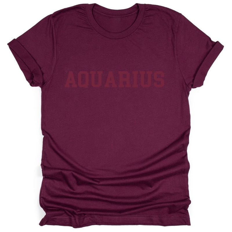 Air Signs (Gemini, Libra, Aquarius) Maroon Tees