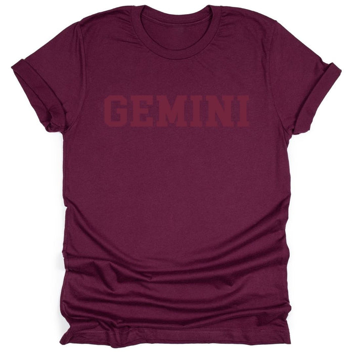Air Signs (Gemini, Libra, Aquarius) Maroon Tees
