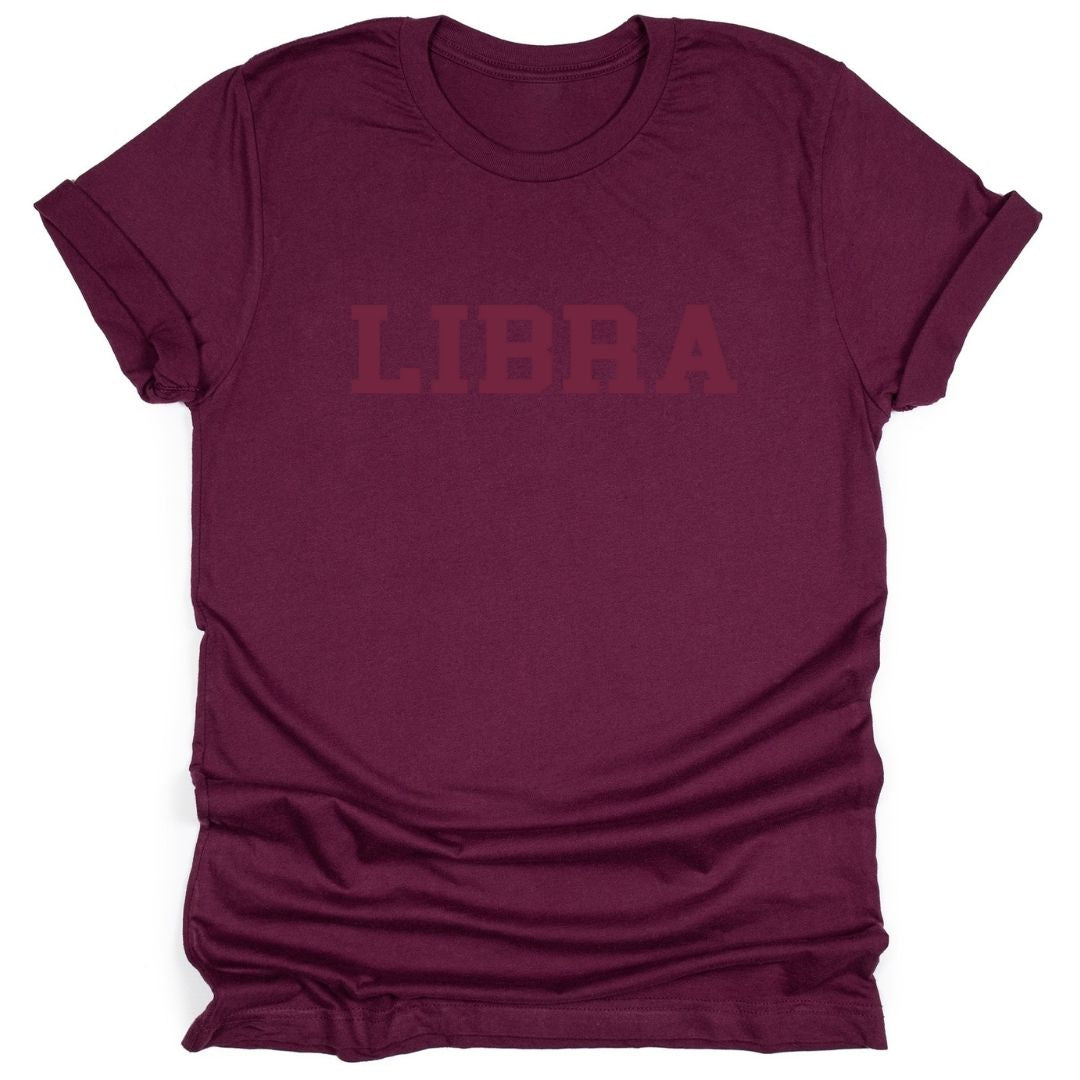Air Signs (Gemini, Libra, Aquarius) Maroon Tees