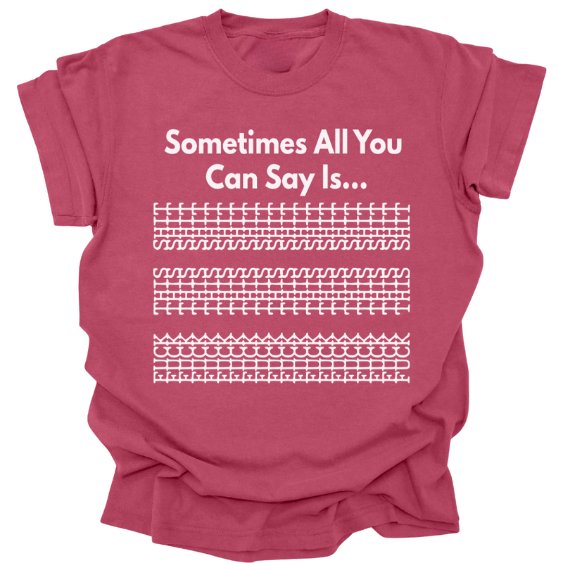 Sometimes All You Can Say Is...