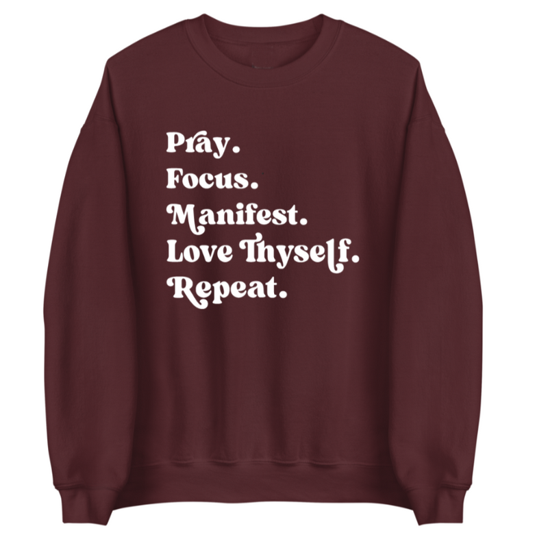Pray.Focus.Manifest | Sweatshirt