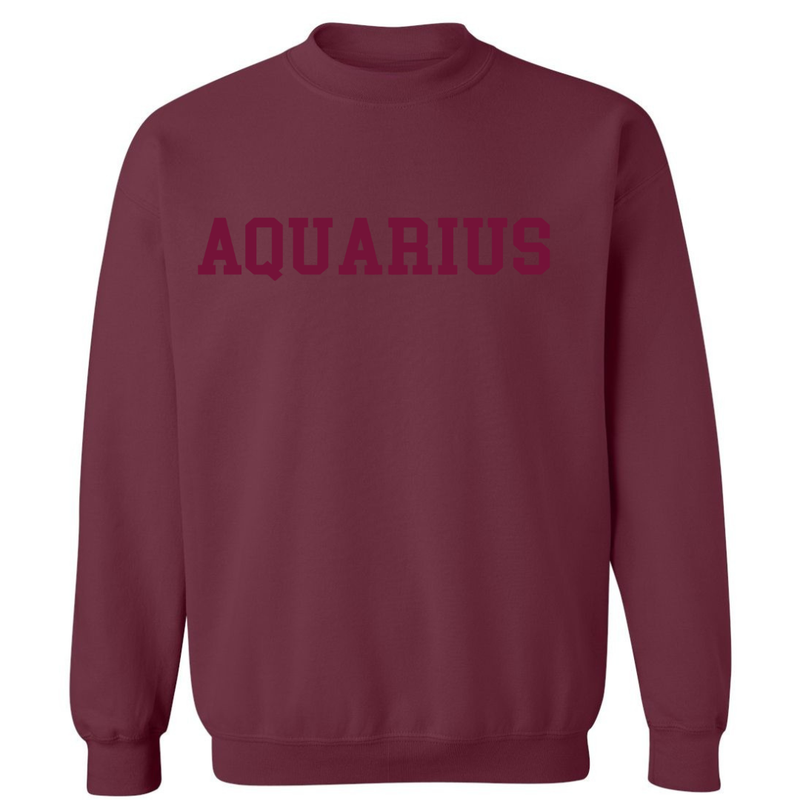 Air Signs (Gemini, Libra, Aquarius)  Maroon Hoodies/Sweatshirts