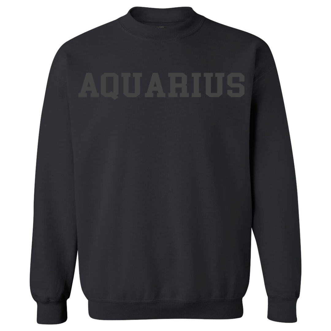 Air Signs (Gemini, Libra, Aquarius)  Black Hoodies/Sweatshirts