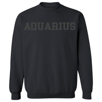 Air Signs (Gemini, Libra, Aquarius)  Black Hoodies/Sweatshirts