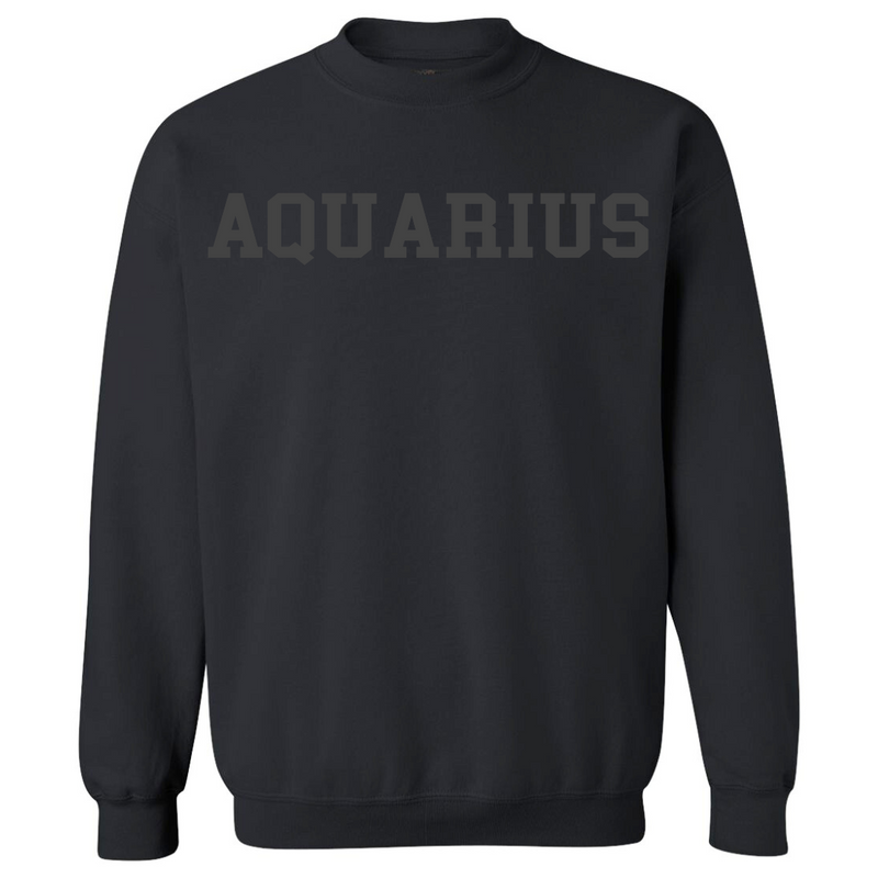 Air Signs (Gemini, Libra, Aquarius)  Black Hoodies/Sweatshirts