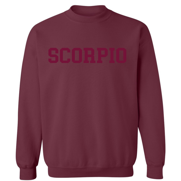 Water Signs (Cancer, Scorpio, Pisces) Maroon Hoodies/Sweatshirts