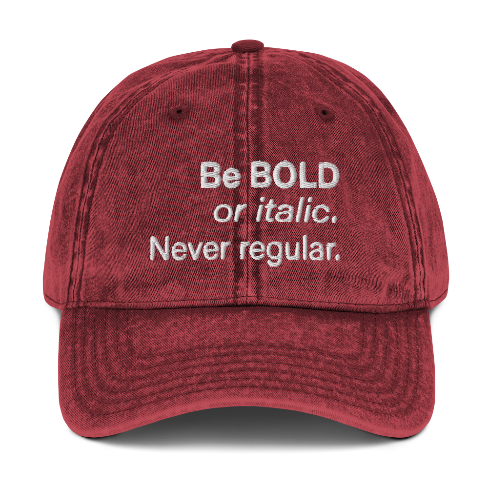 Never Regular | Dad Hat - Tahylor Made  