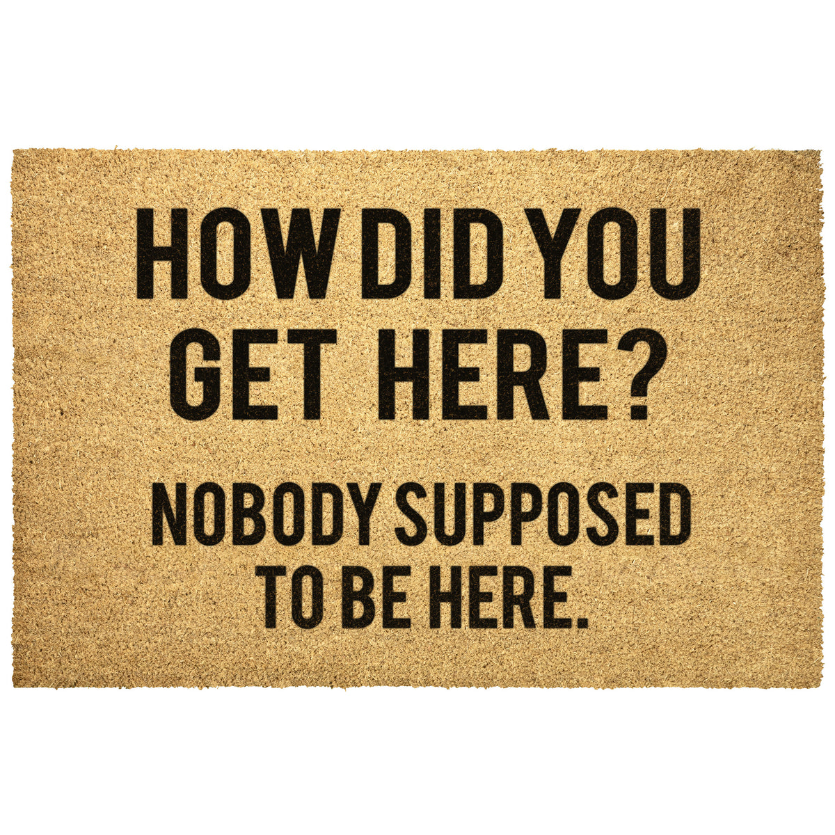 How Did You Get Here | Doormat